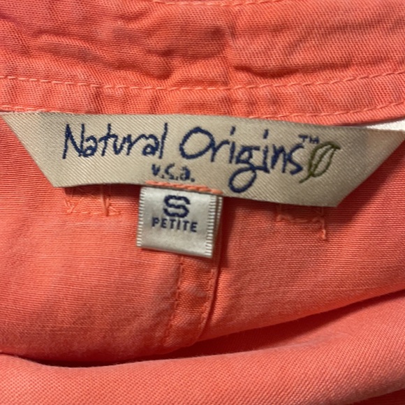 Natural Origins Maxi Dress w/Buttons size S petite - Picture 5 of 8